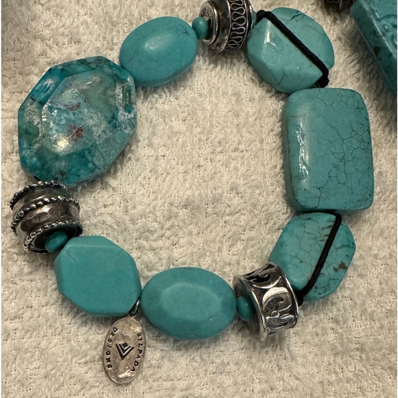 ✨SILPADA HTF STERLING SILVER TURQUIOSE SET ✨ - Picture 2 of 3